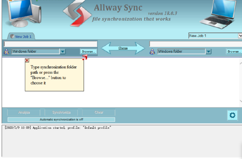 Allway Sync同步电脑文件夹的操作方法