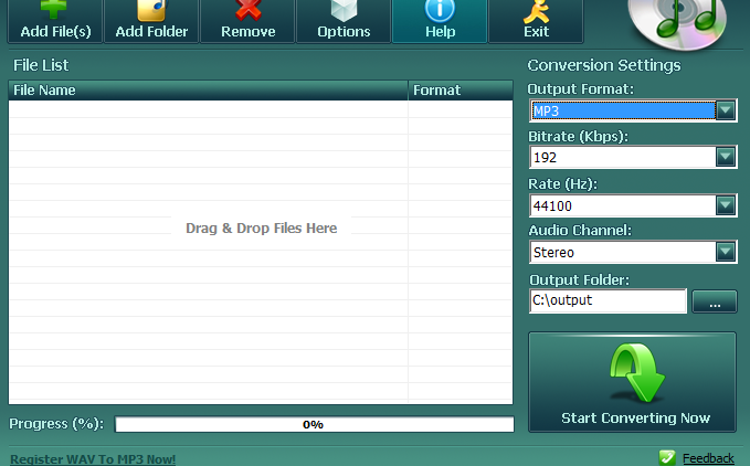 WAV to MP3软件把WAV音频转换成MP3格式的方法