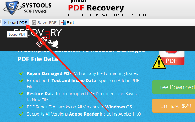 SysTools PDF Repair修复PDF文件的方法