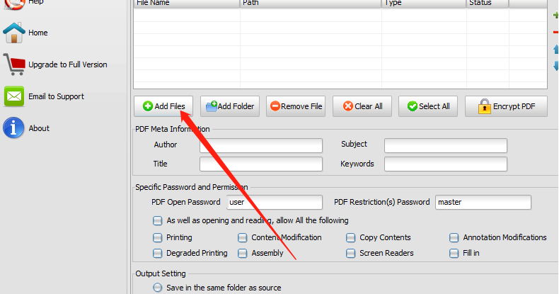 Okdo PDF Encrypter加密PDF文件的方法
