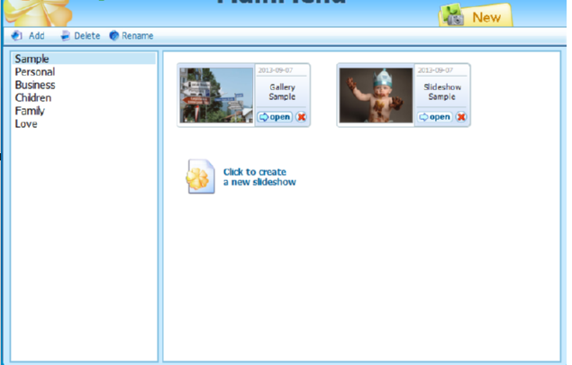 Amazing Slideshow Maker制作幻灯片的方法