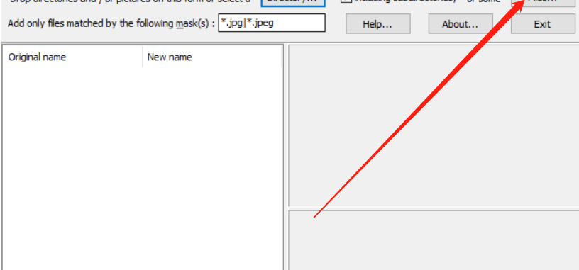 使用Rename JPEG Pictures批量重命名文件