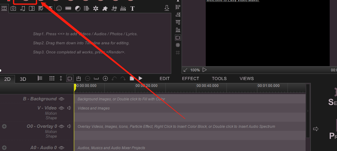 Easy Video Maker录制电脑屏幕的方法