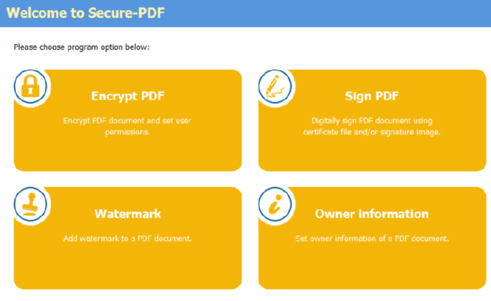 Secure-PDF Professional Edition给PDF添加水印的详细教程