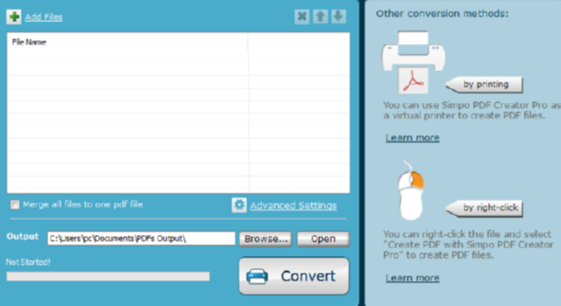 Simpo PDF Creator Pro将Word转换成PDF的使用方法