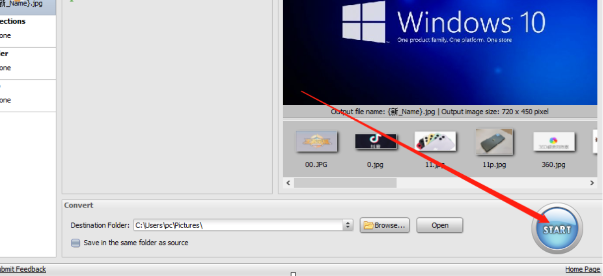 AnyPic Image Converter批量重命名图片的操作方法