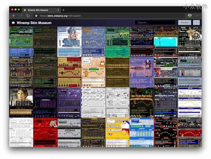 Winamp 皮肤博物馆，超过 6 万款皮肤，支持最新版本 2