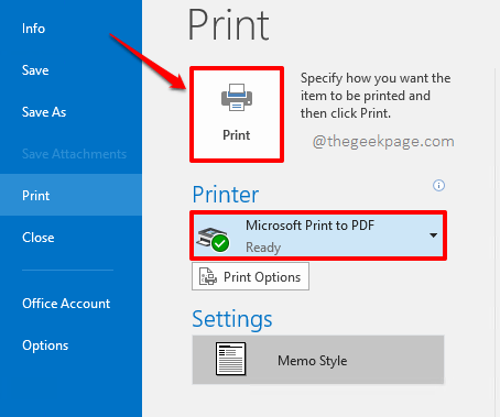 如何在 MS Outlook 中将电子邮件转换为 PDF 格式并另存为文件