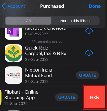 如何隐藏 iPhone 应用程序的 App Store 购买历史记录？