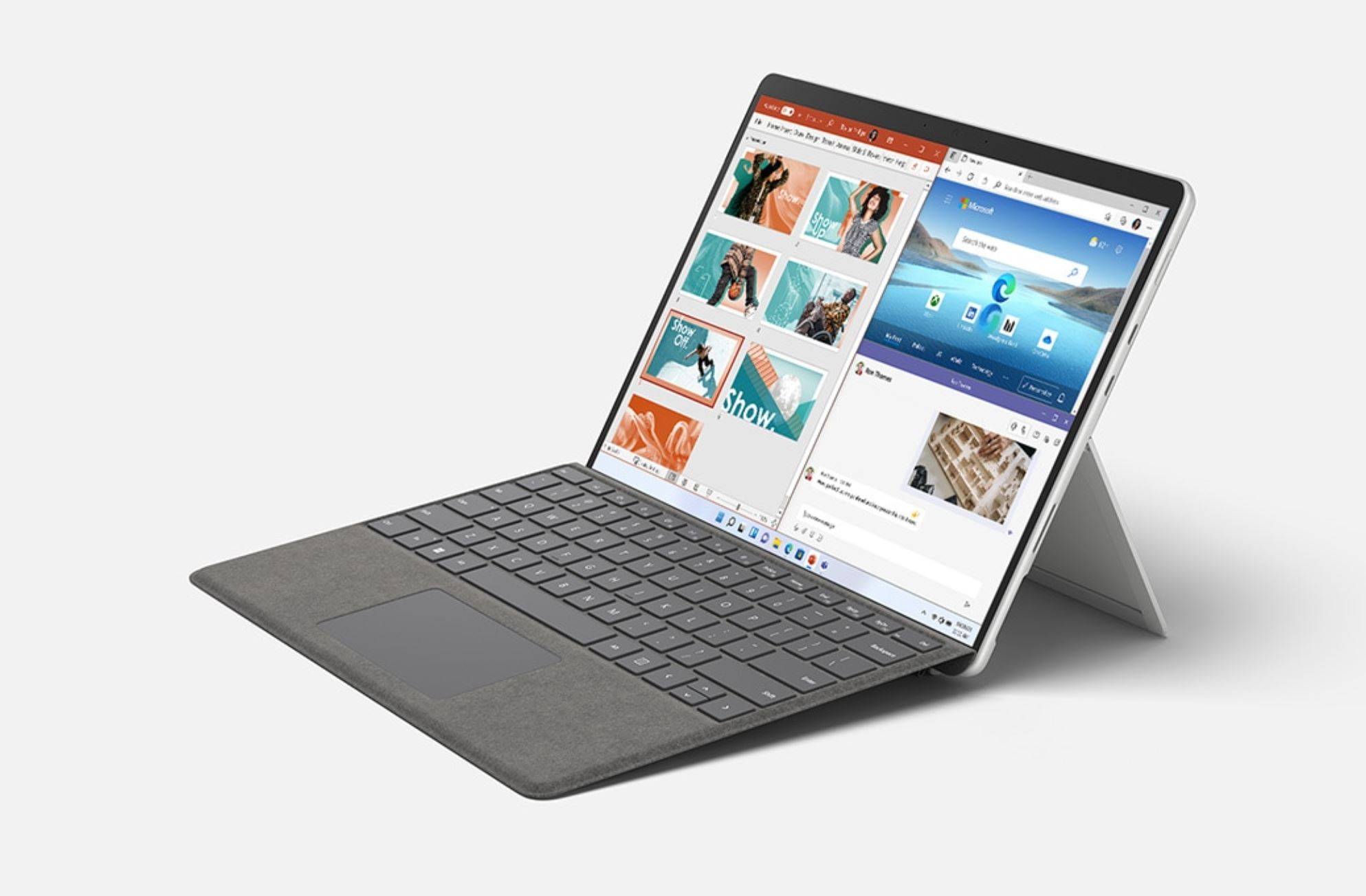 “Surface Pro 8 系统更新提供全新 Surface Pen 和 Type Cover 支持”