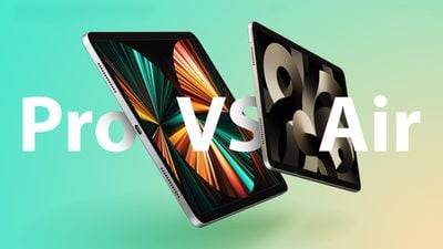比较iPad Air 2022与iPad Pro 2021的差异