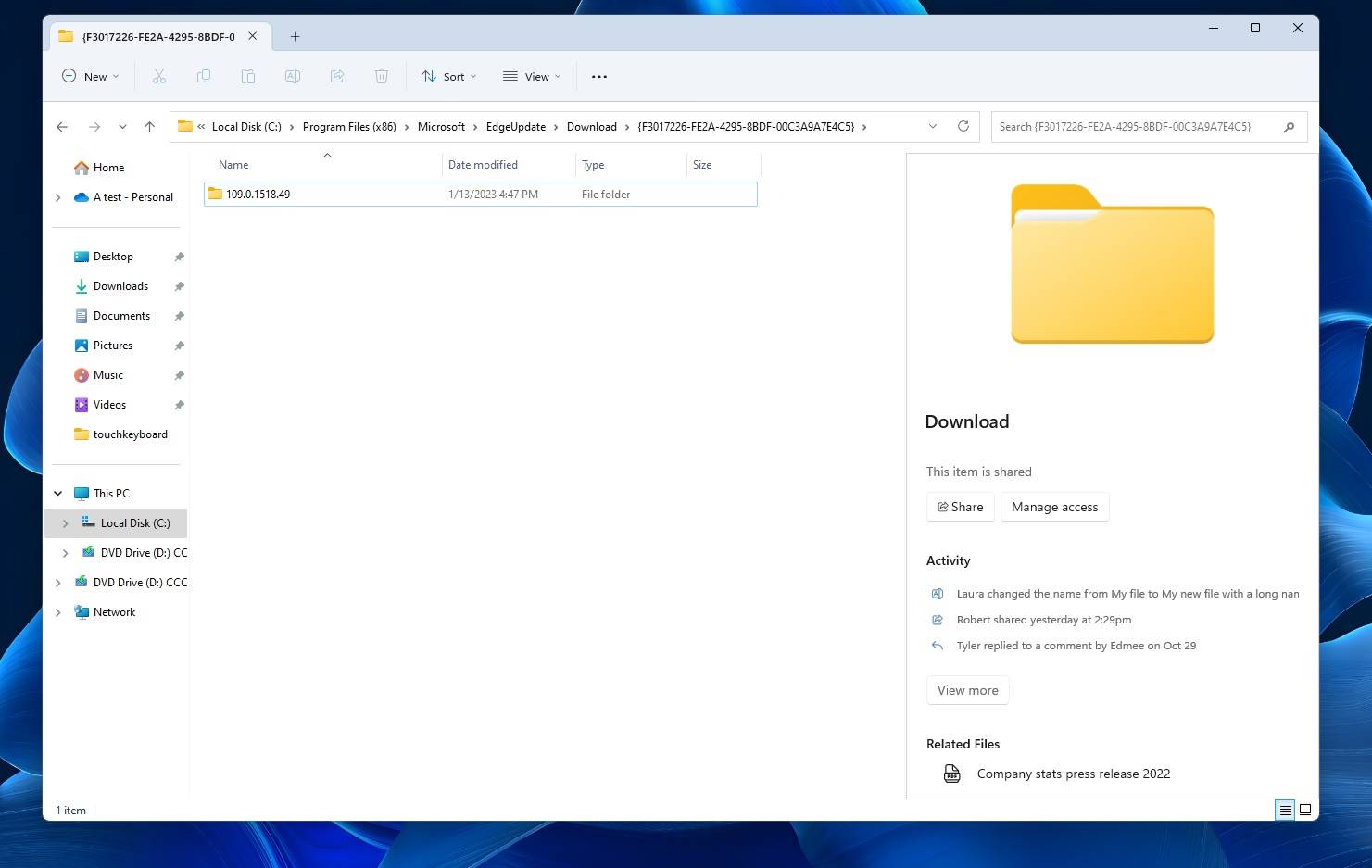 体验 Windows 11 新泄露的现代化设计的文件资源管理器