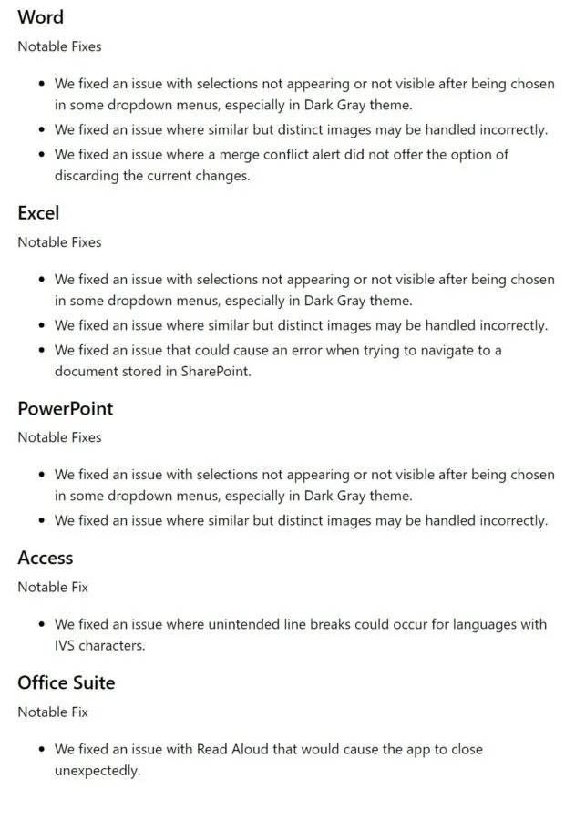 微软为 Windows 用户发布 Office 版本 2205（内部版本 15130.20000）