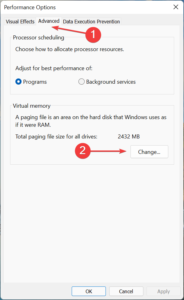 如何在 Windows 11 中重置虚拟内存（页面文件）？