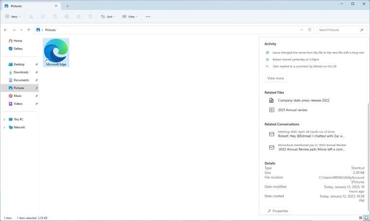 新图像表明即将推出的 Windows 11 文件资源管理器是微软的重大重新设计