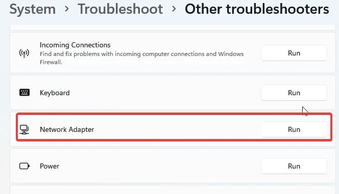如何修复 Windows 11 中缺少网络配置文件类型的问题:5 种解决方法