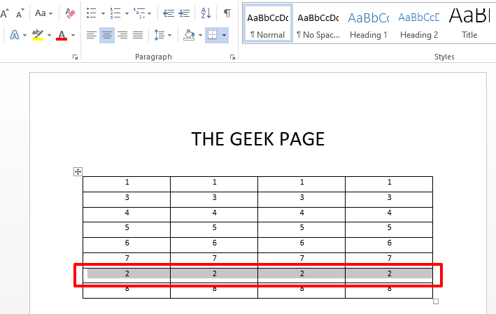 如何在 Microsoft Word 表格中移动行或列位置？