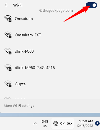 您未连接到 Windows 11 上的任何网络 WiFi