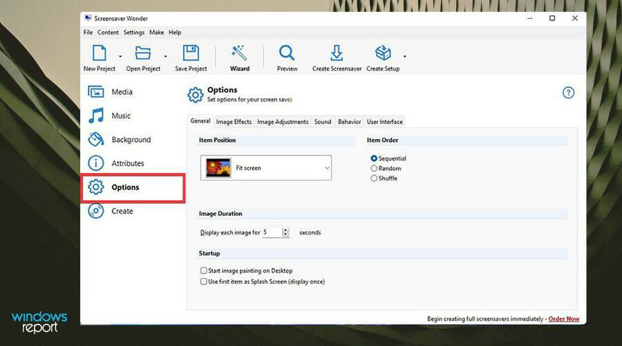 如何在 Windows 上创建自定义的屏幕保护程序文件(.scr)？