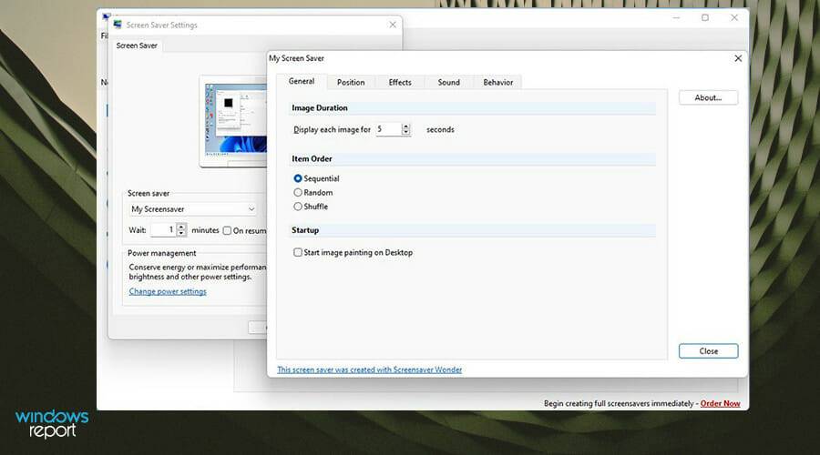 如何在 Windows 上创建自定义的屏幕保护程序文件(.scr)？