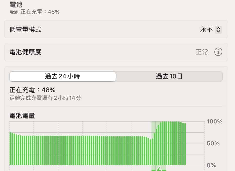 「如何查看 MacBook 的电池健康状况？」