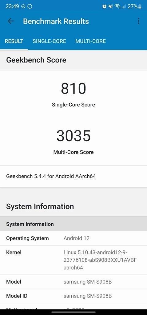 Snapdragon 的优势：三星 Galaxy S22 Ultra 在性能上表现优于Exynos