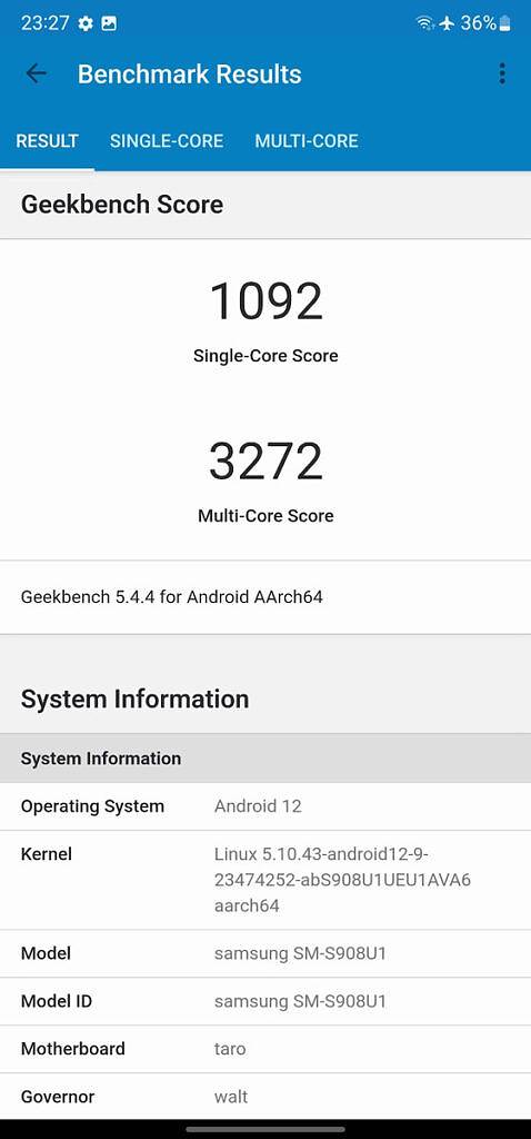 Snapdragon 的优势：三星 Galaxy S22 Ultra 在性能上表现优于Exynos