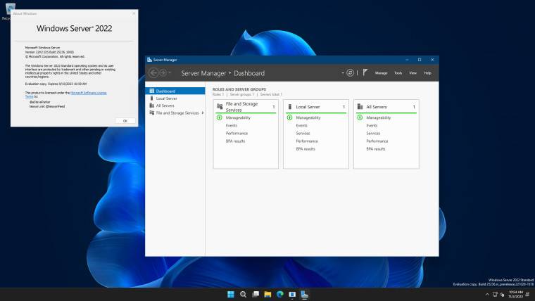 Windows Server VNext Insider Preview Build 25236 ISO发布