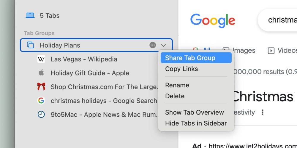 macOS Ventura：如何在 Safari 中使用共享选项卡功能与他人协作？