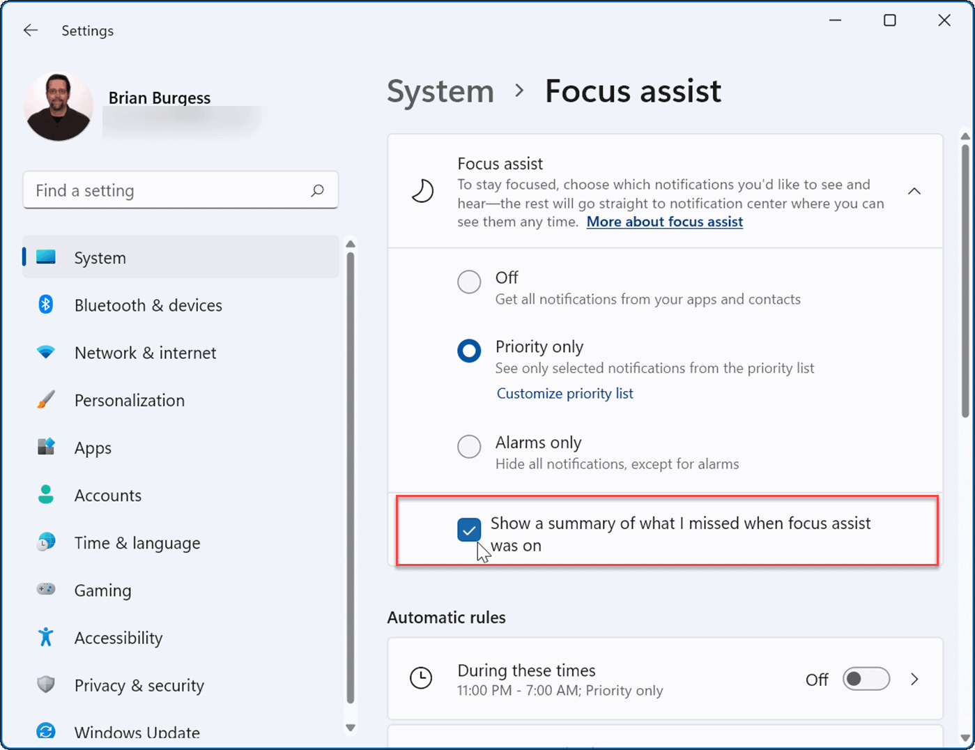 如何在 Windows 11 上使用焦点辅助