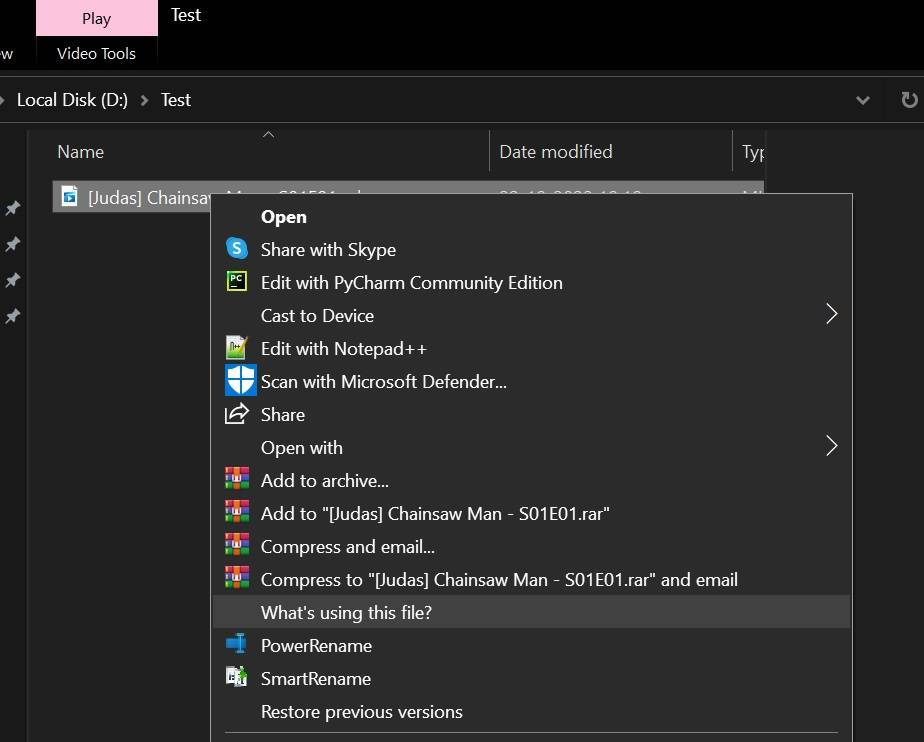 如何在Windows 11中查找正在使用文件的进程？