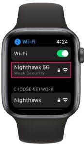 使用私有 MAC 地址在 Apple Watch 上保护隐私