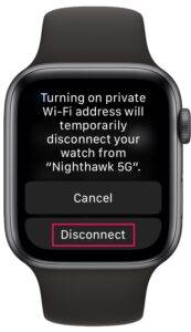 使用私有 MAC 地址在 Apple Watch 上保护隐私