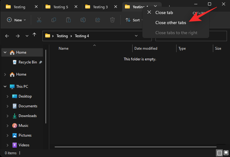 如何在 Windows 11 上使用文件资源管理器选项卡