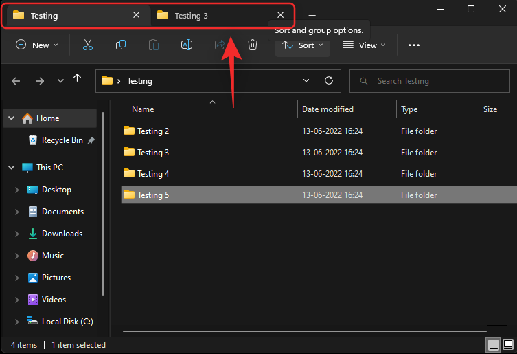 如何在 Windows 11 上使用文件资源管理器选项卡