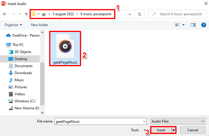 如何在 PowerPoint 中插入音乐？