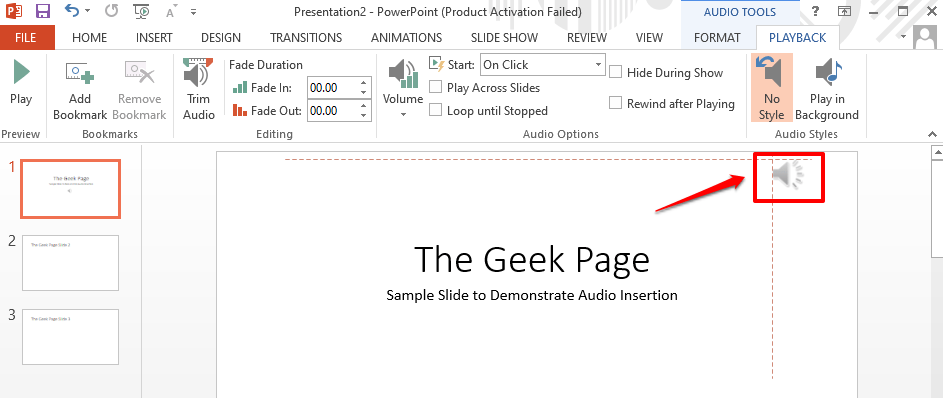 如何在 PowerPoint 中插入音乐？