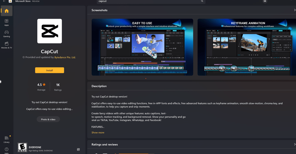 在 Windows 11 或 10 上下载 CapCut：无需模拟器！