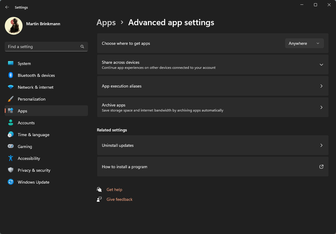 如何安装未经 Microsoft 验证的应用程序？