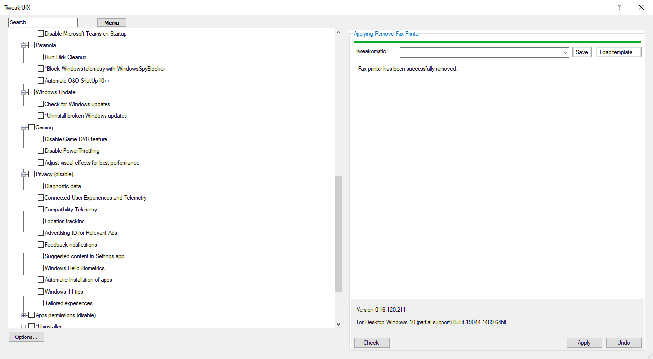TweakUIX 旨在在 Windows 上复制 TweakUI 功能