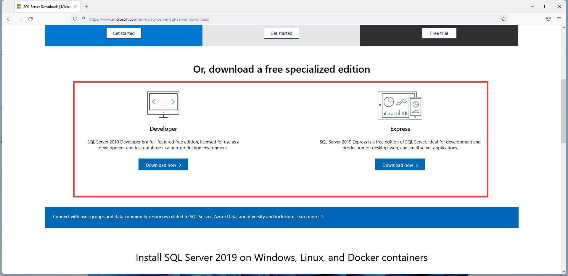 在 Windows 11 上下载和安装 Microsoft SQL Server 2019 的步骤