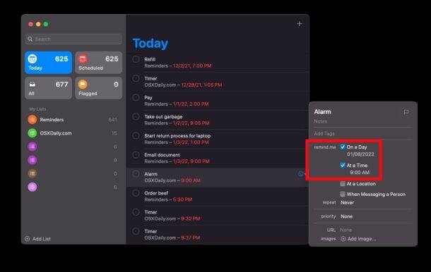 如何在 Mac 上设置定时器或闹钟？