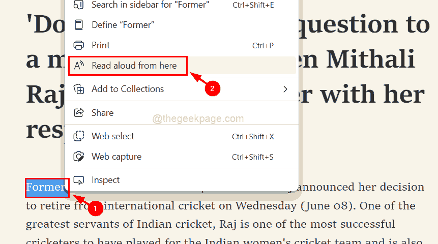 如何在 Edge 浏览器中使用沉浸式阅读器