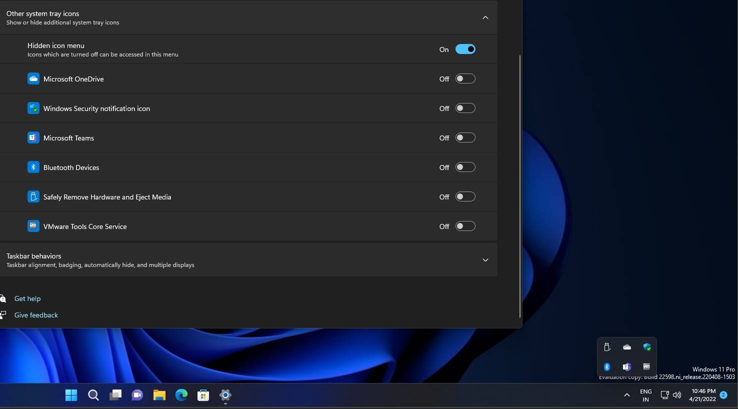 Windows 11 的新功能承诺以牺牲功能为代价提供更干净的任务栏