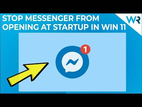 如何禁止 Messenger 在开机时自动启动？