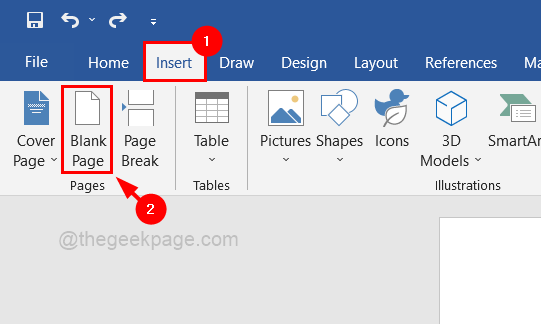如何在 Microsoft Word 中插入空白页