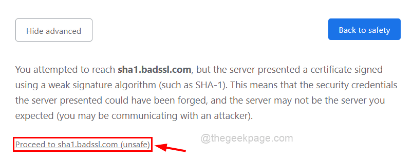 如何修复在Windows PC上使用Chrome浏览器出现的ERR_CERT_WEAK_SIGNATURE_ALGORITHM错误?