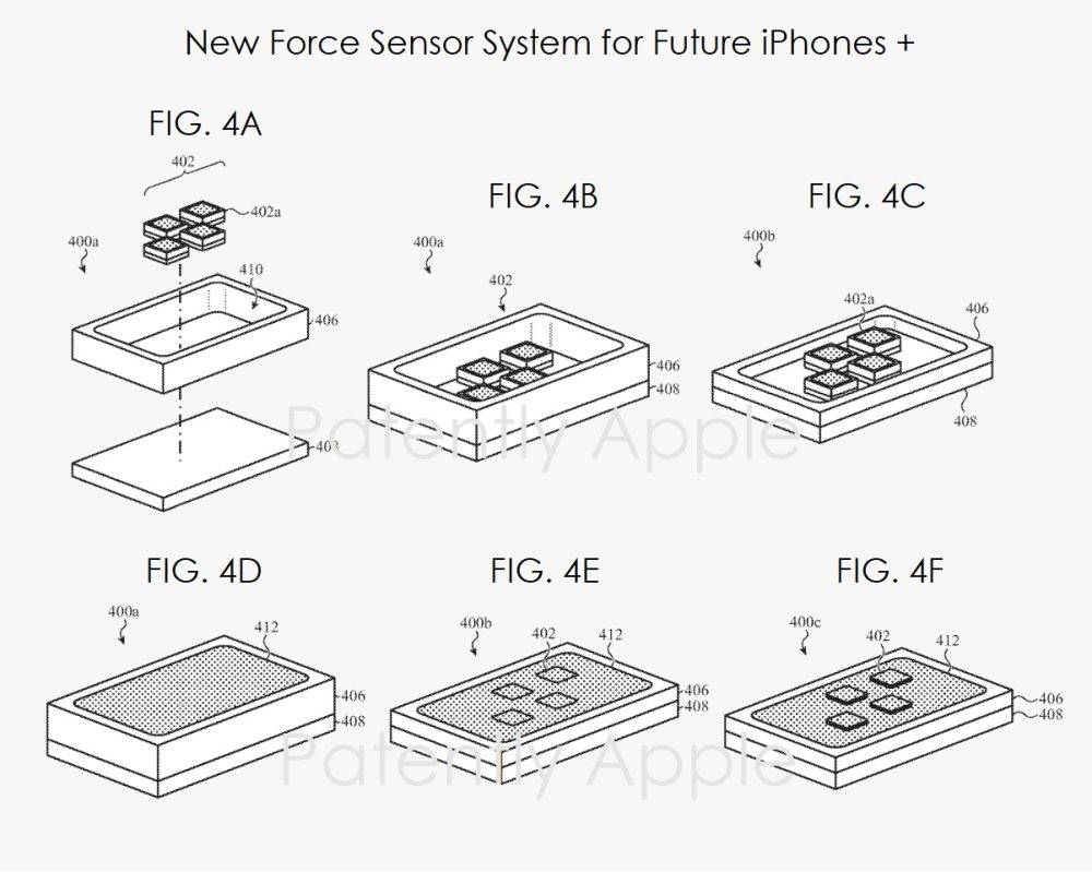 Apple专利揭示下一代适用于Apple Watch、MacBook和iPhone的力传感器技术