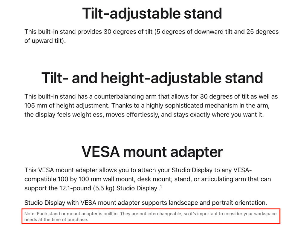 Apple Studio Display有一个值得注意的主要缺陷是什么？