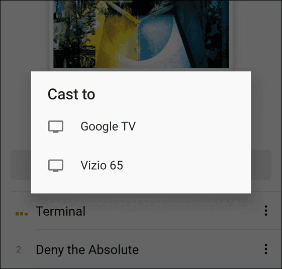 如何在 Chromecast 上播放 Apple Music